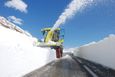 Déneigement du col du Mont-Cenis