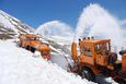 Déneigement du col du Mont-Cenis