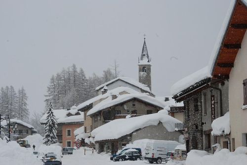 Bessans sous la neige