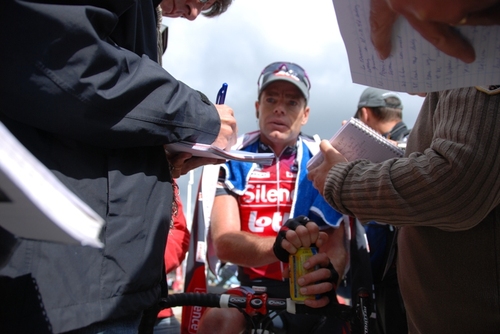 Cadel Evans 2eme du Dauphiné 2008