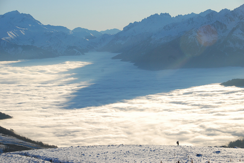 Mer de nuage en Savoie